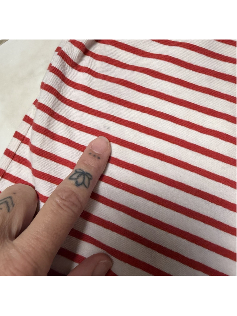Frank & Eileen Josephine LOT x2 French Stripe Boxy Tee S Red/White & Navy/Blue - Picture 14 of 16